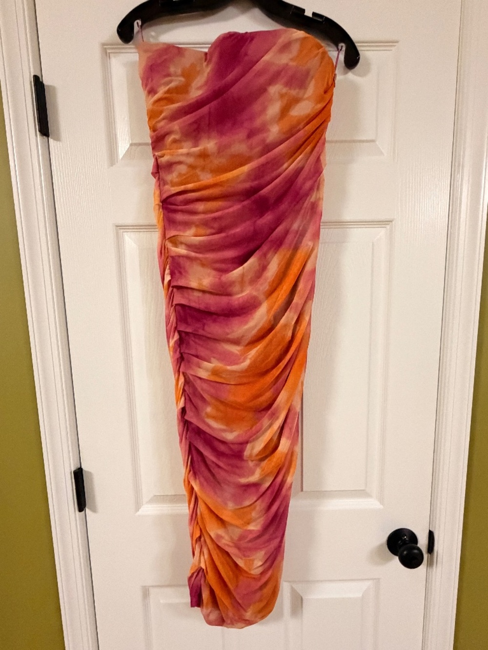 Small Multicolored Strapless Dress Zara NWT